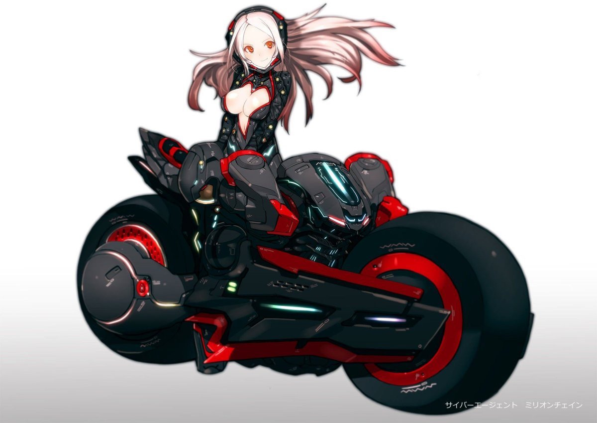 Аниме мотоцикл