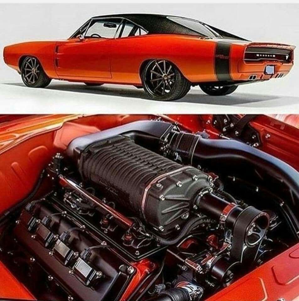 Dodge Charger 1969 суперчарджер