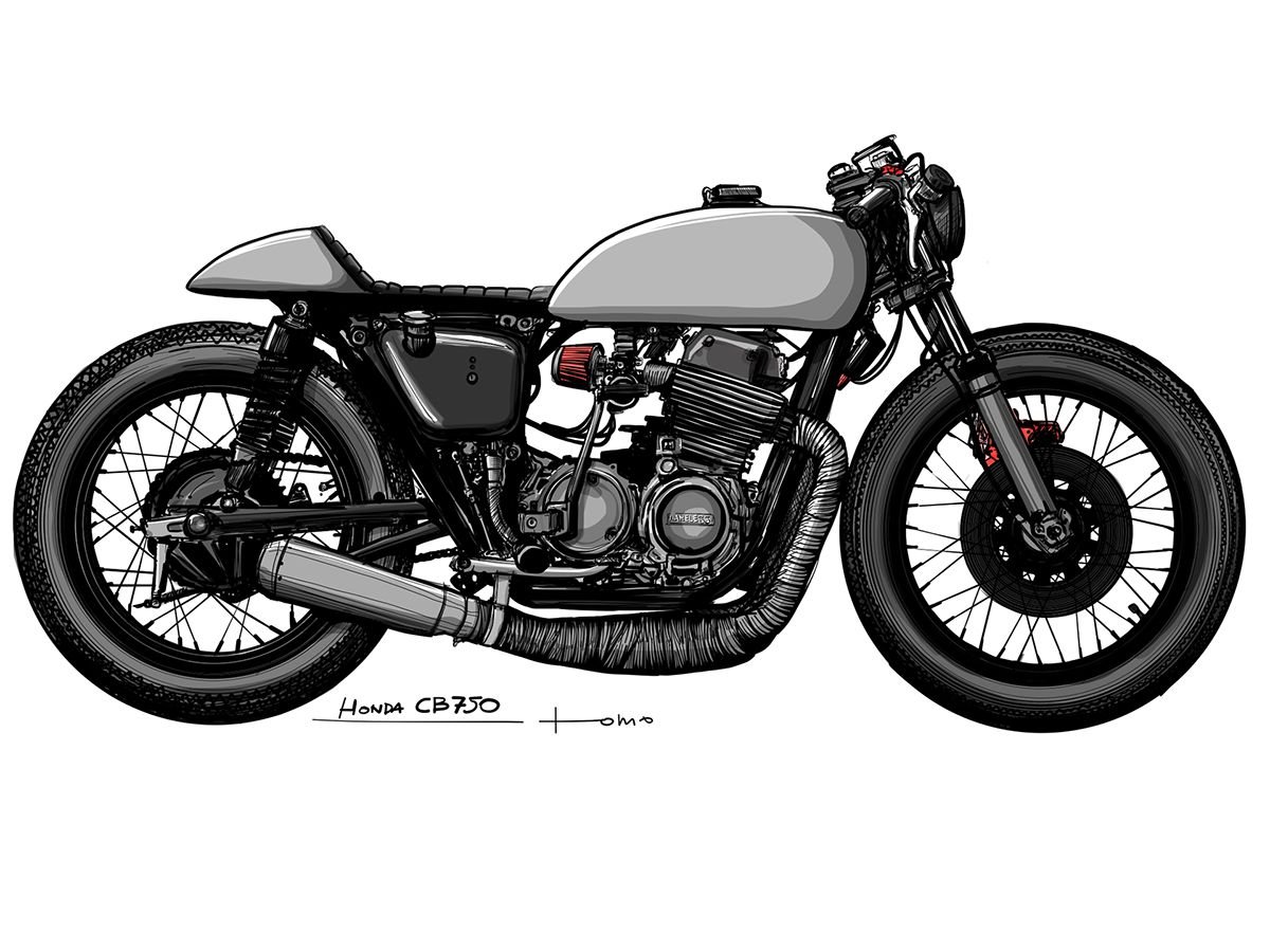 Cafe Racer Днепр чертежи