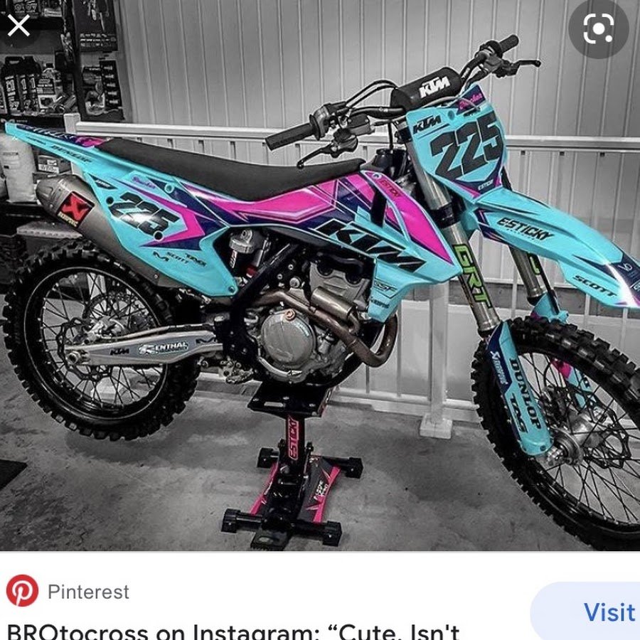 Питбайк КТМ фиолетовый