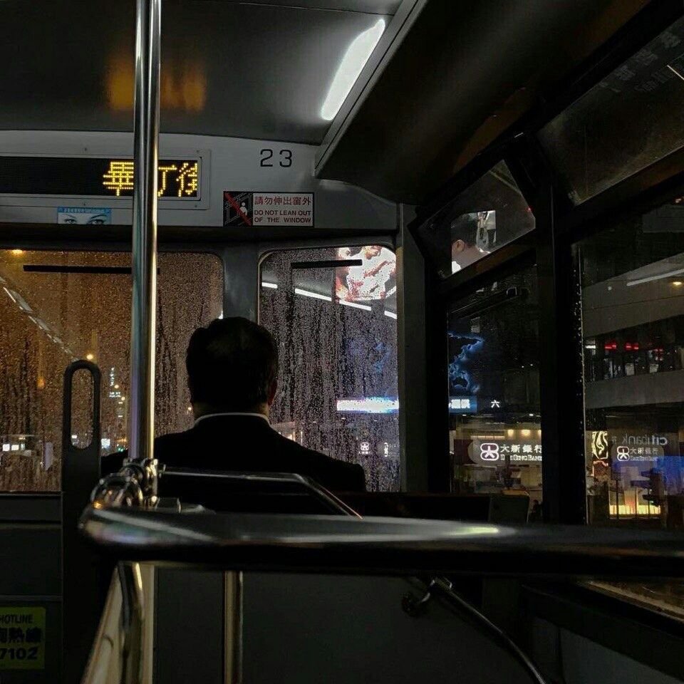 Автобус ночь Эстетика