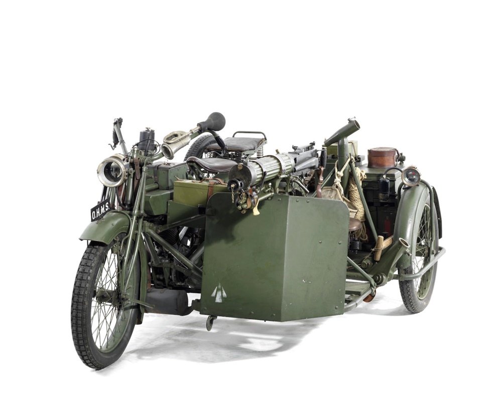 Немецкий мотоцикл 1 мировой войны