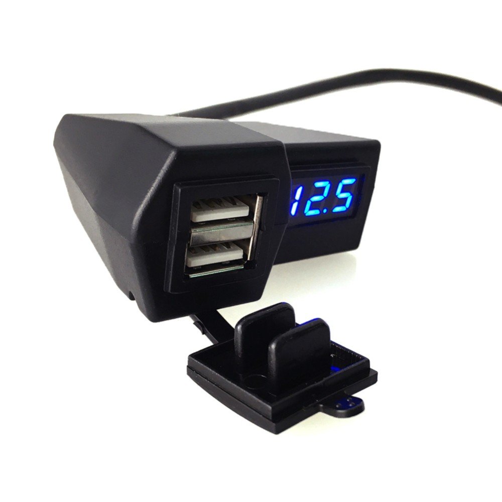 Car Charger с вольтметром