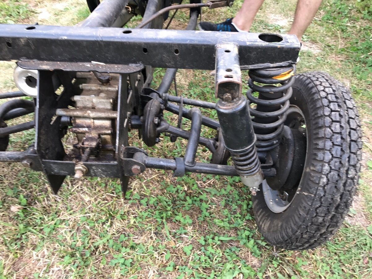 Мотороллер муравей снизу