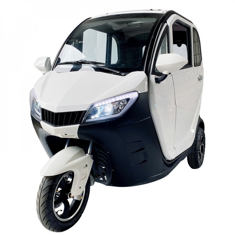Трицикл с кабиной GREENCAMEL шторм (2200w 50км/ч) дифференциал, понижающая