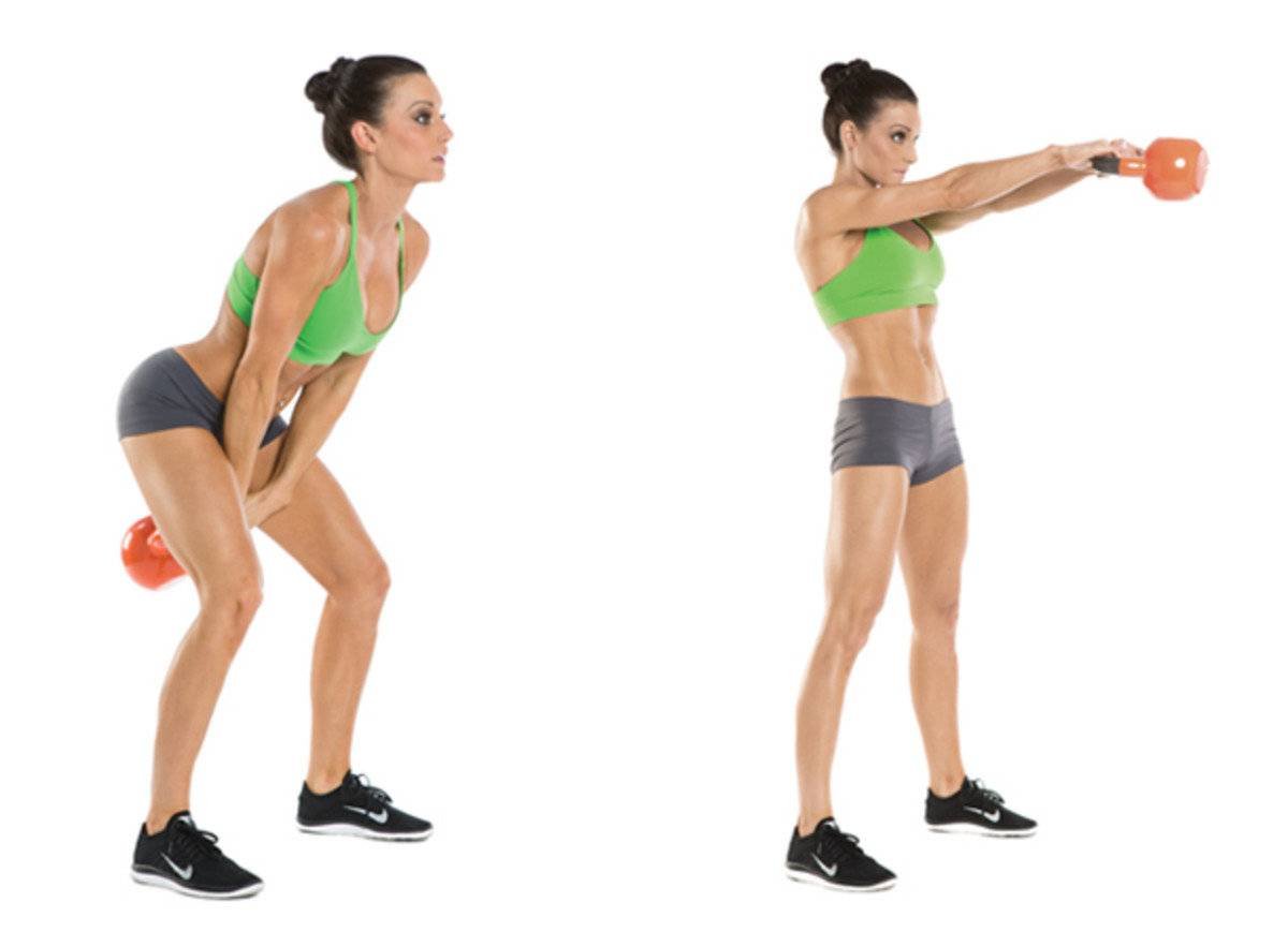 Kettlebell Swings упражнение