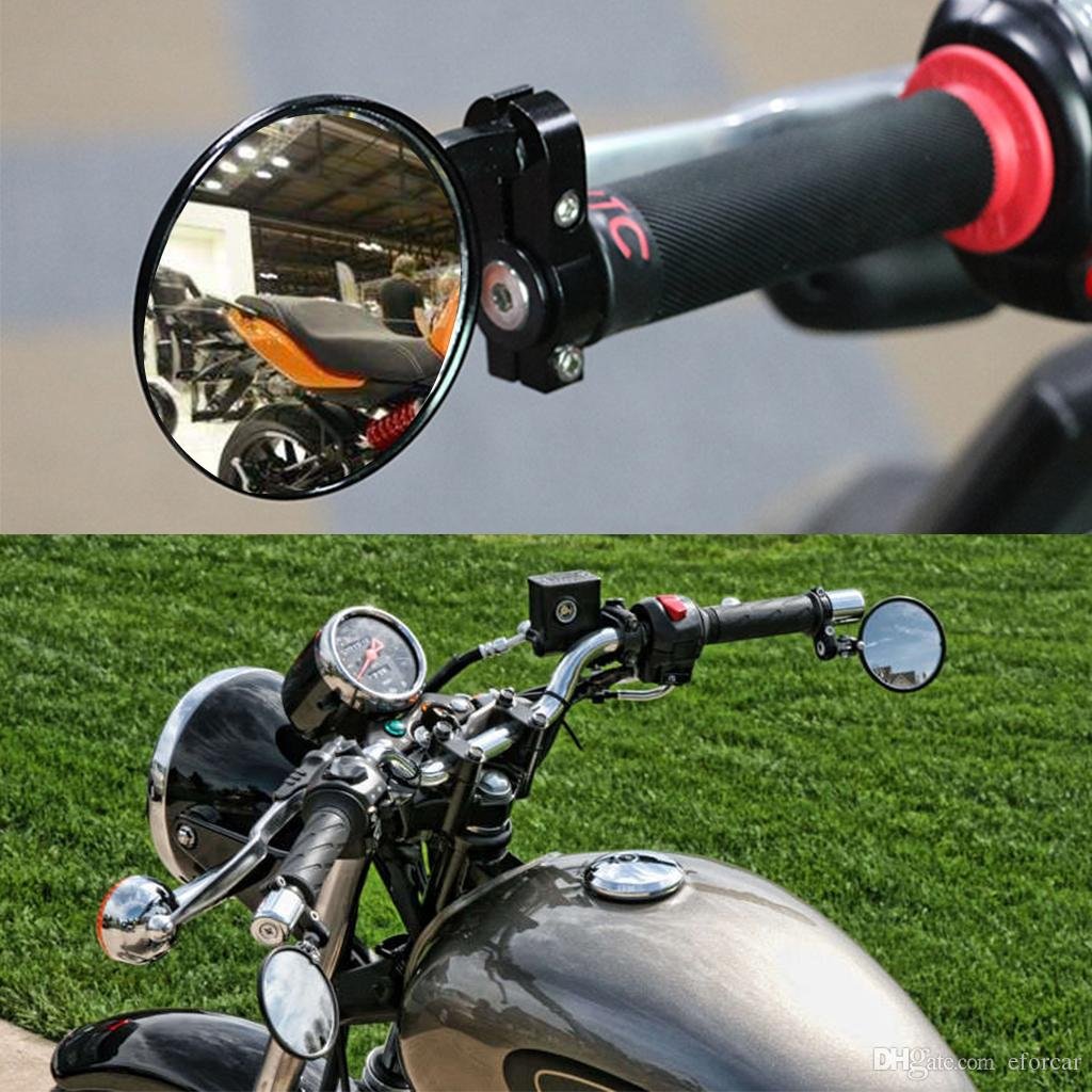 Зеркала вниз на мотоцикле