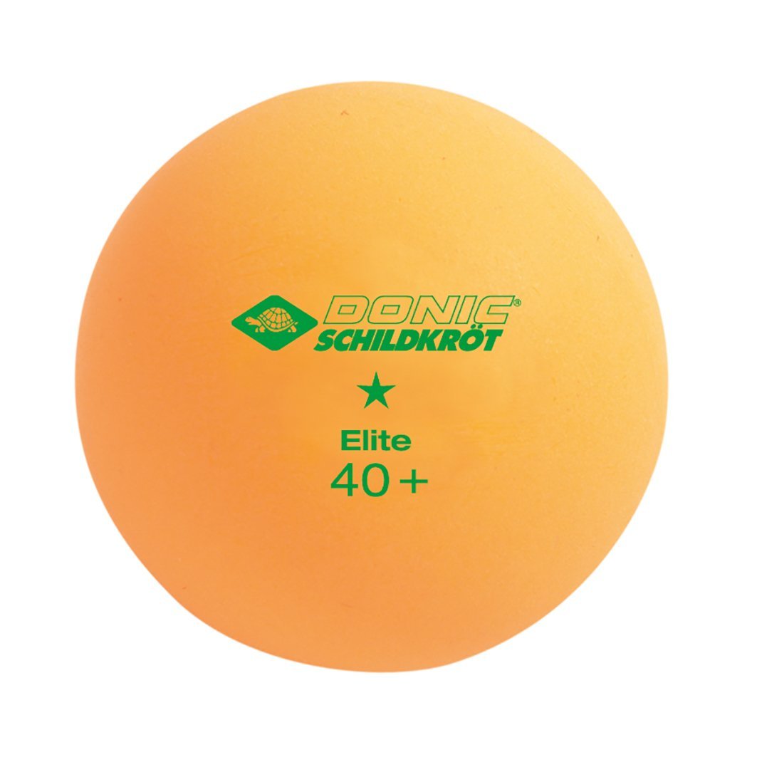 Мячики для настольного тенниса Donic Elite 1, 6 штук, оранжевый