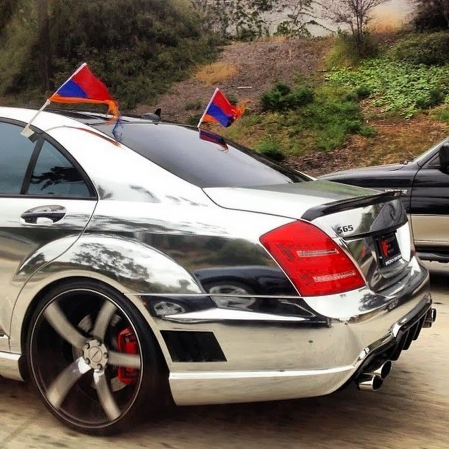W221 Mercedes Armenia флаг
