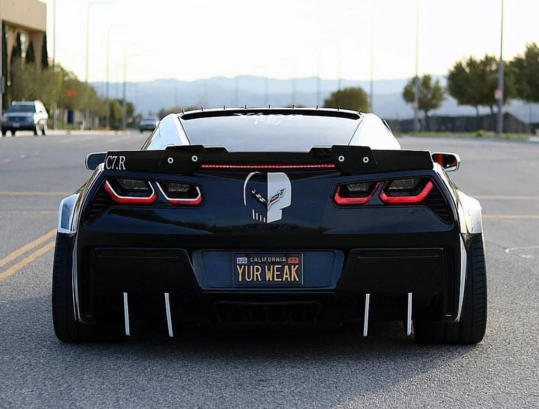 Chevrolet Corvette c6 зад