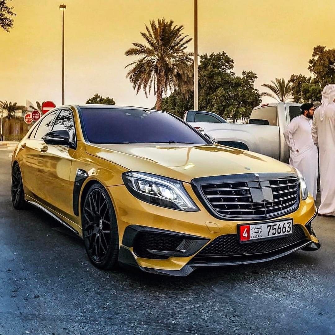 Мерседес w222 золотой