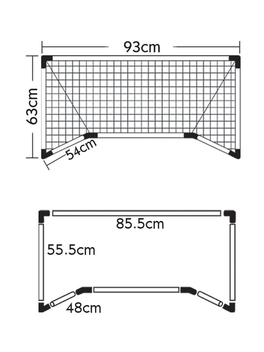 Размер сетки для футбольных ворот