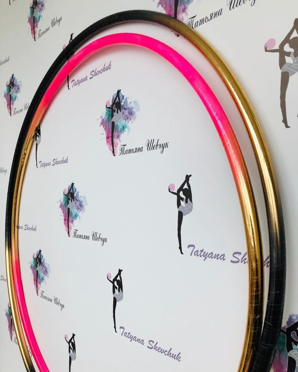 Украшение обруча для художественной гимнастики