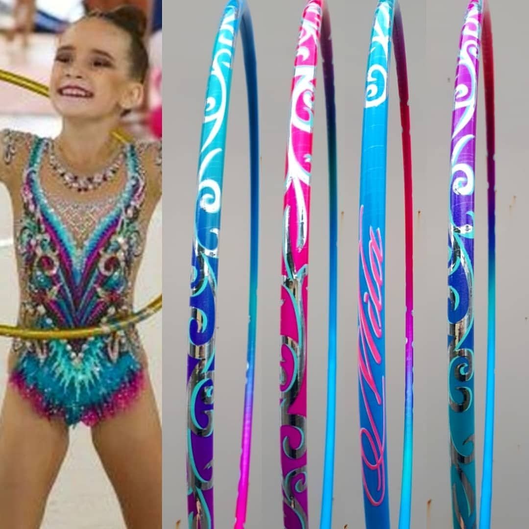 Обмотка обруча для художественной гимнастики