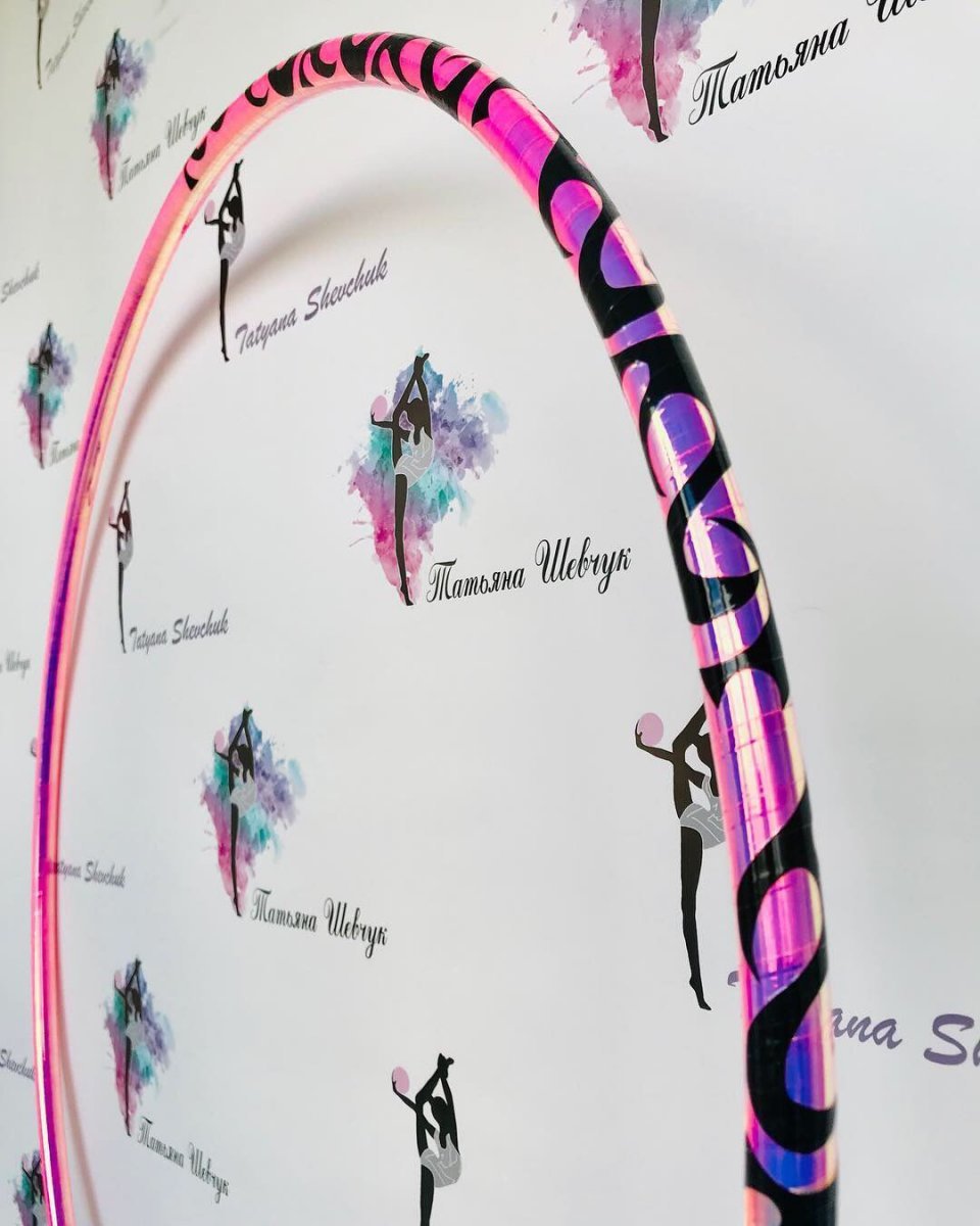 Обмотка обруча для художественной гимнастики