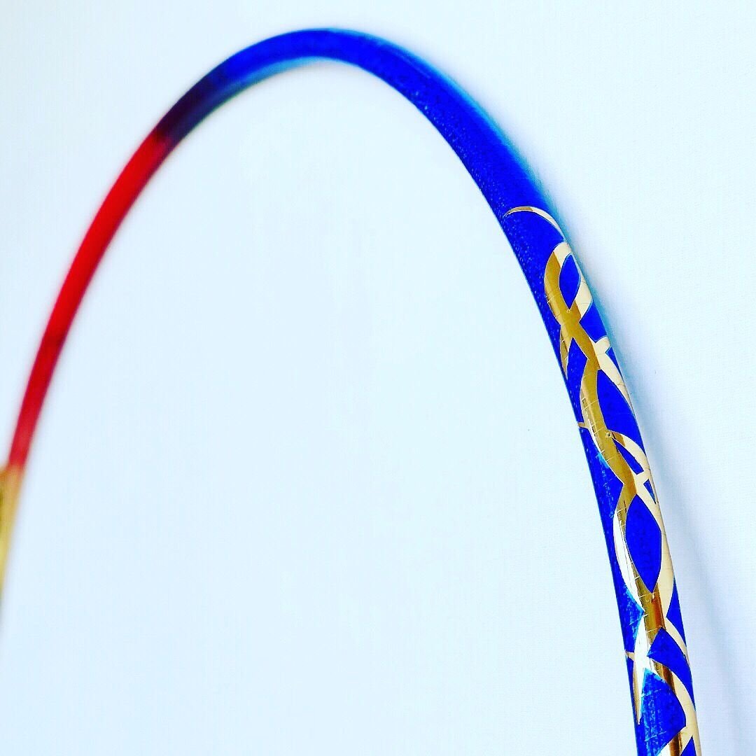 Обмотка обруча для художественной