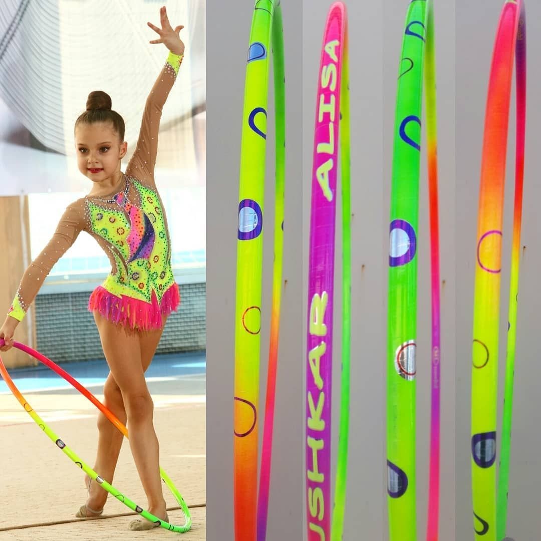 Обмотка обруча для художественной гимнастики