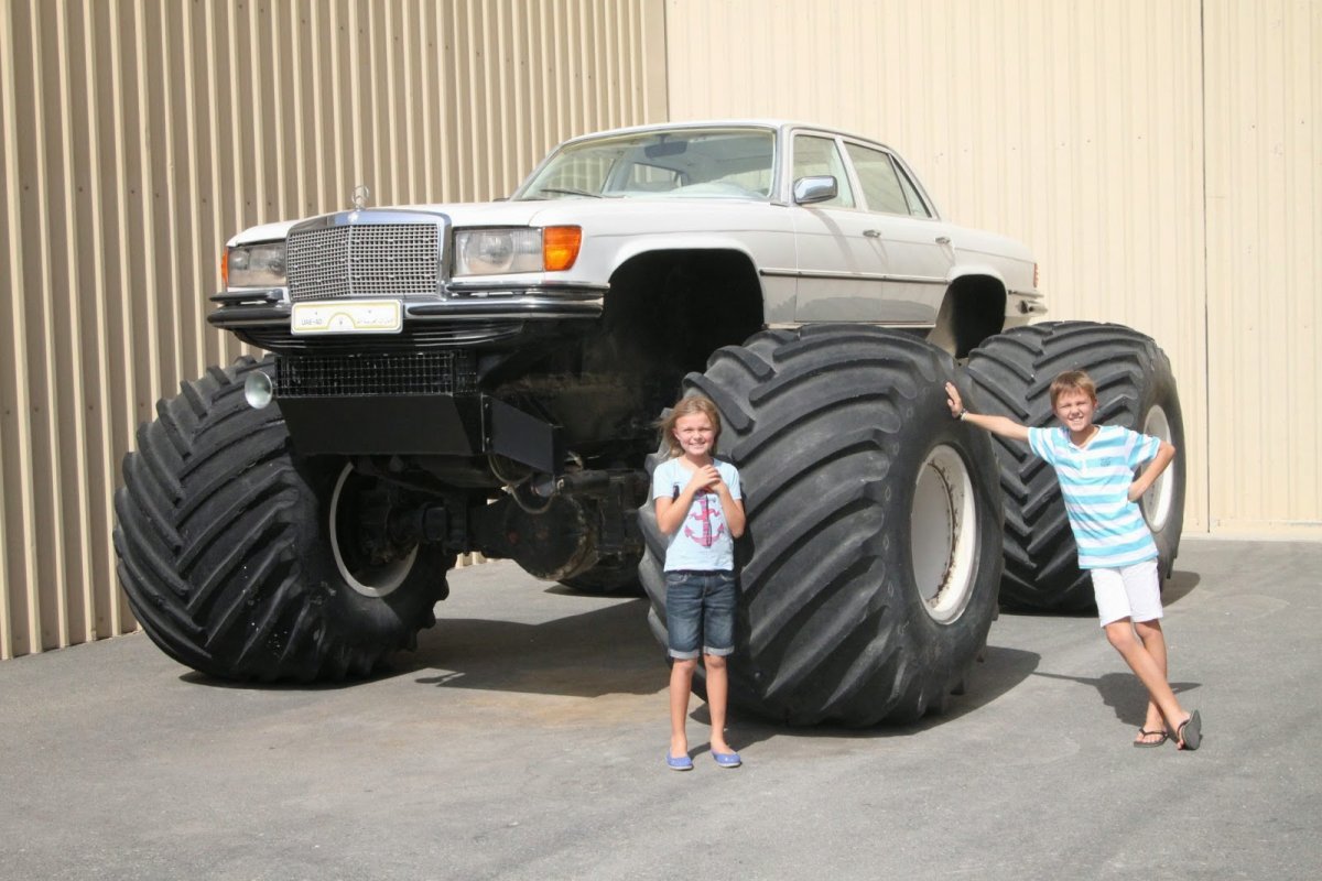 Огромные машины для детей