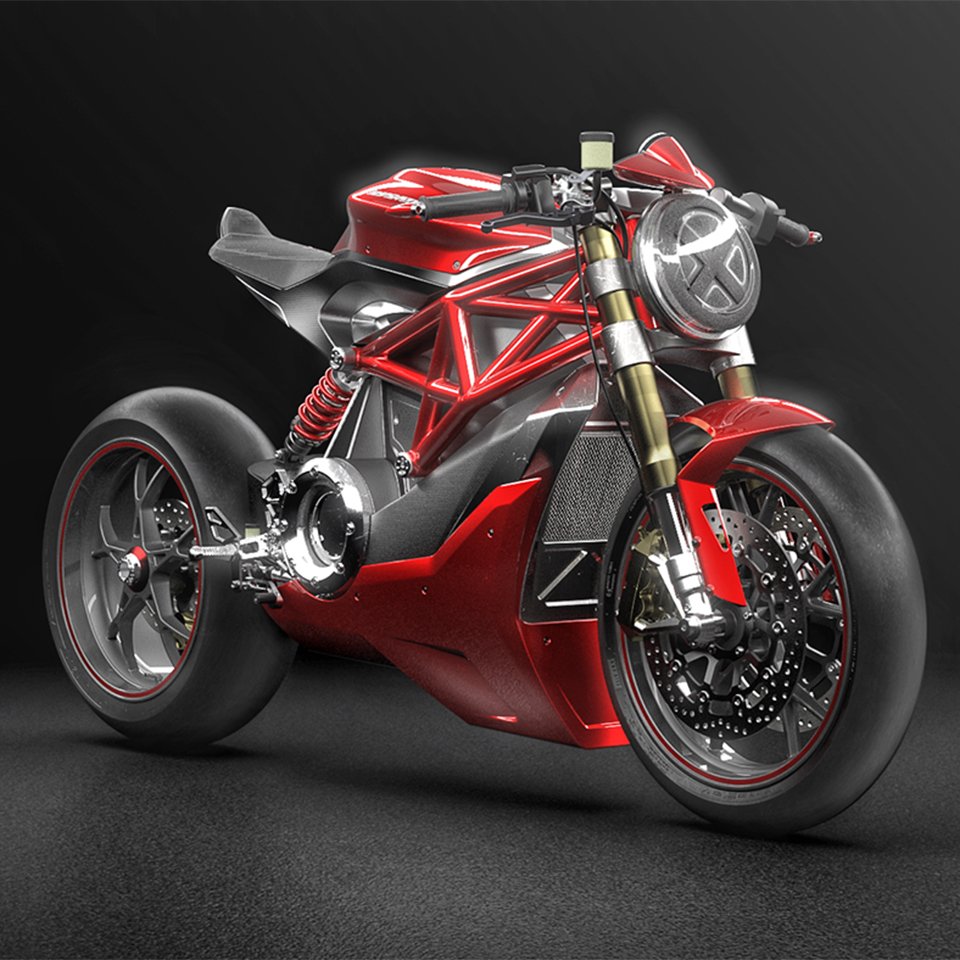 Электромотоцикл Ducati