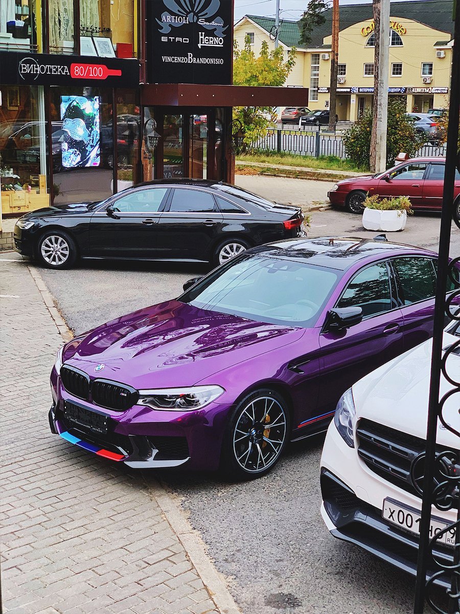 BMW m5 f90 Purple