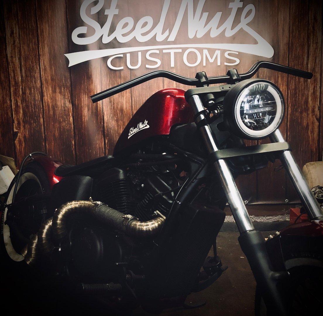 Кастом руль мото