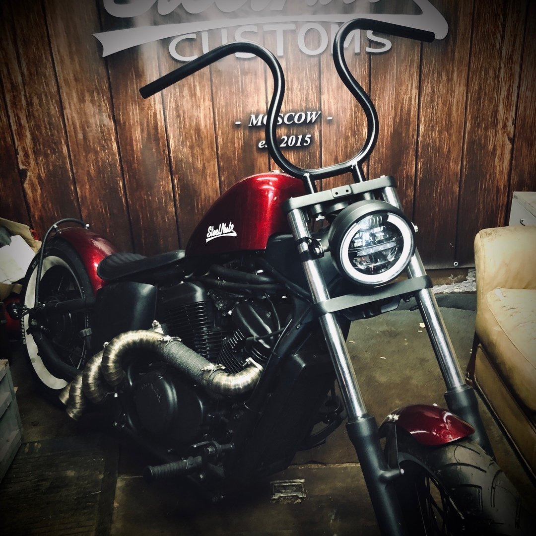 Кастом руль для мотоцикла Honda Steed 400