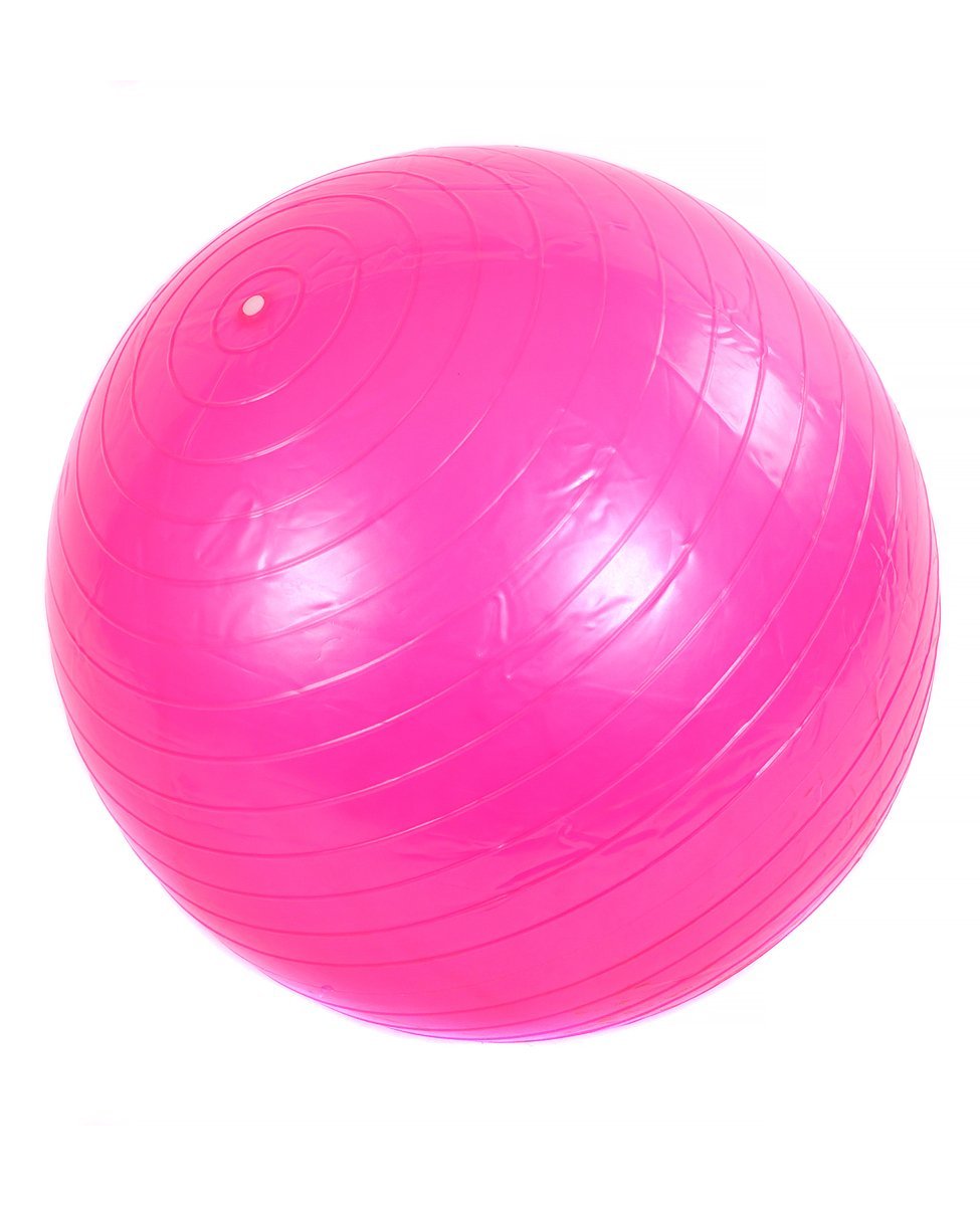 Фитбол антивзрыв 85 см розовый