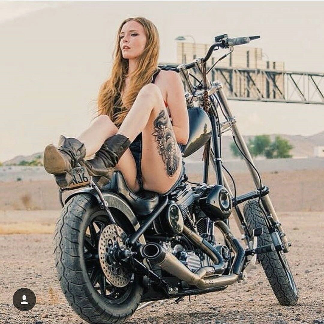 Женский чоппер мотоцикл