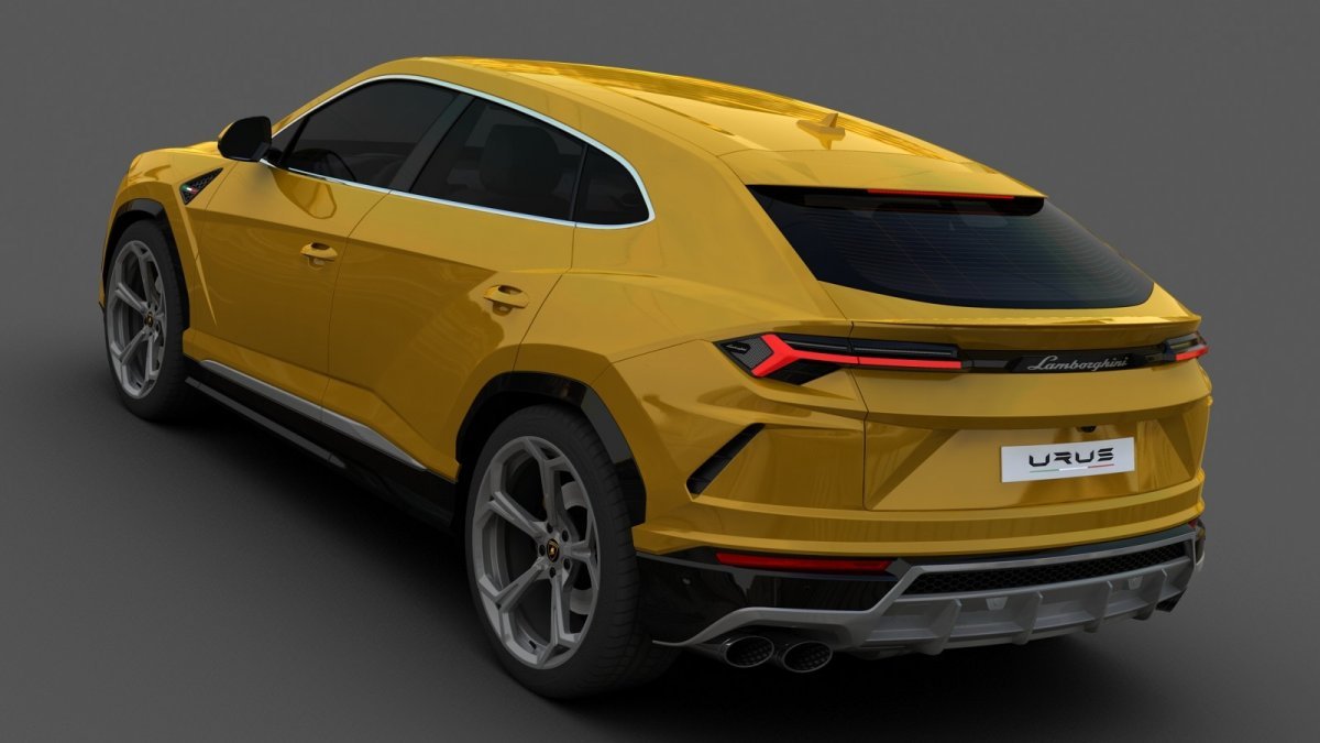 Lamborghini Urus 2020 желтый