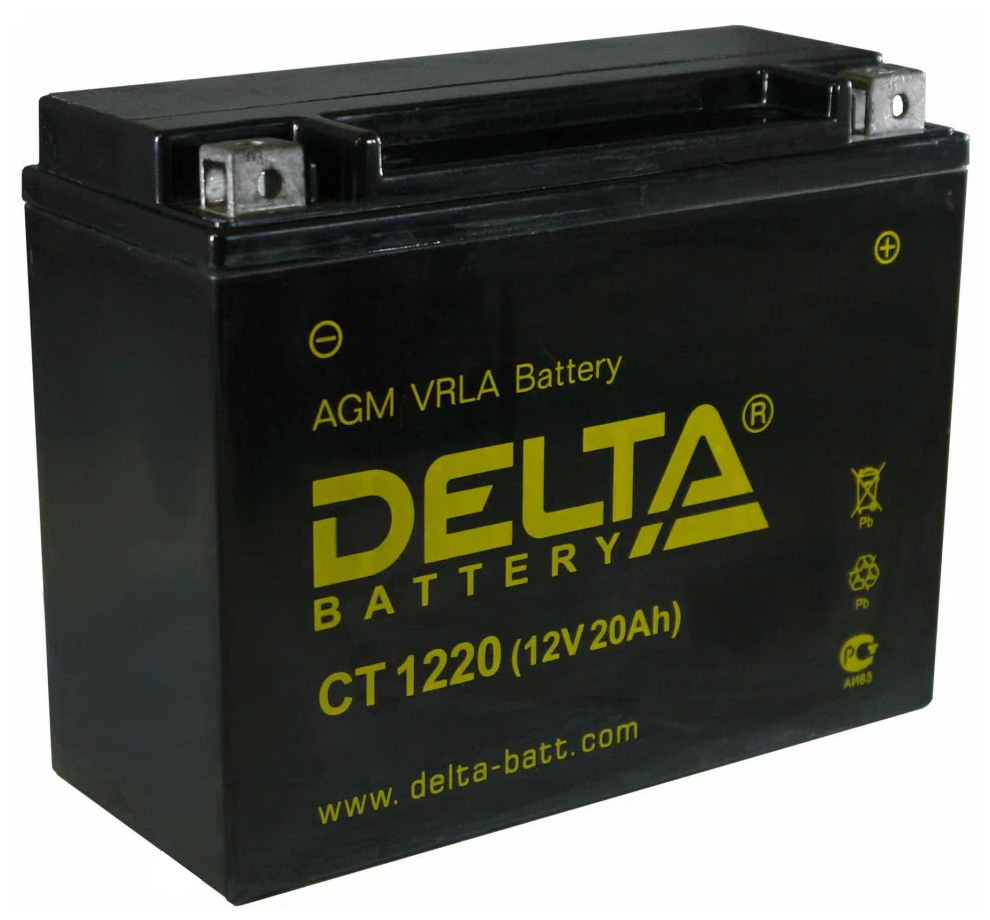 Delta ct12201 аккумулятор мото