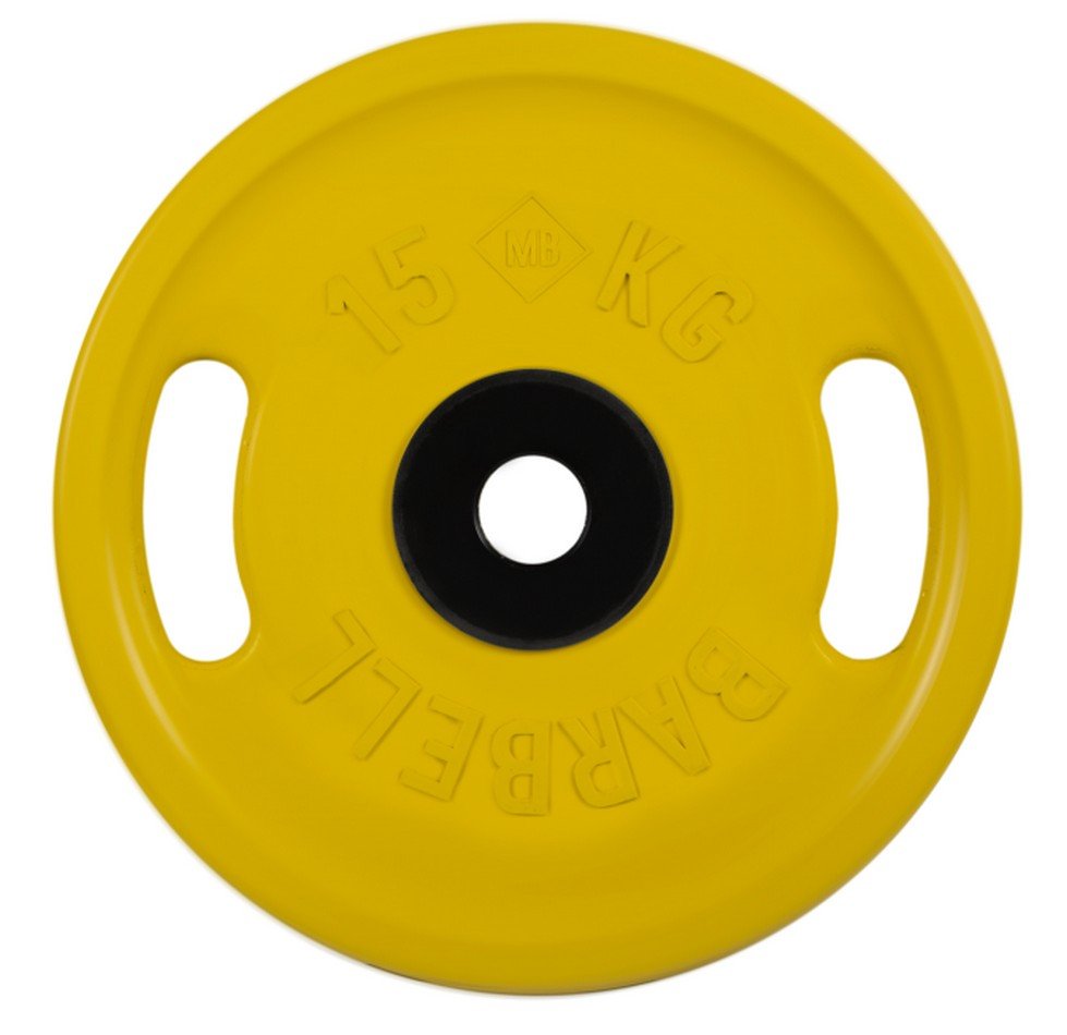 Диск MB Barbell евро-Классик с ручками MB-PLTCS 50 кг