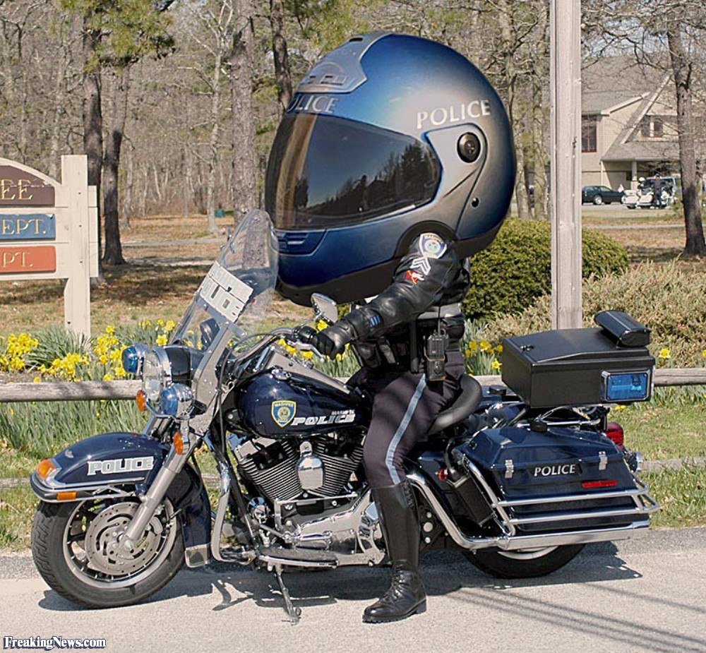 Смешные шлемы для мотоциклов