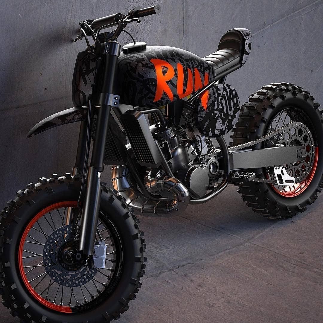 Honda cr250 скремблер