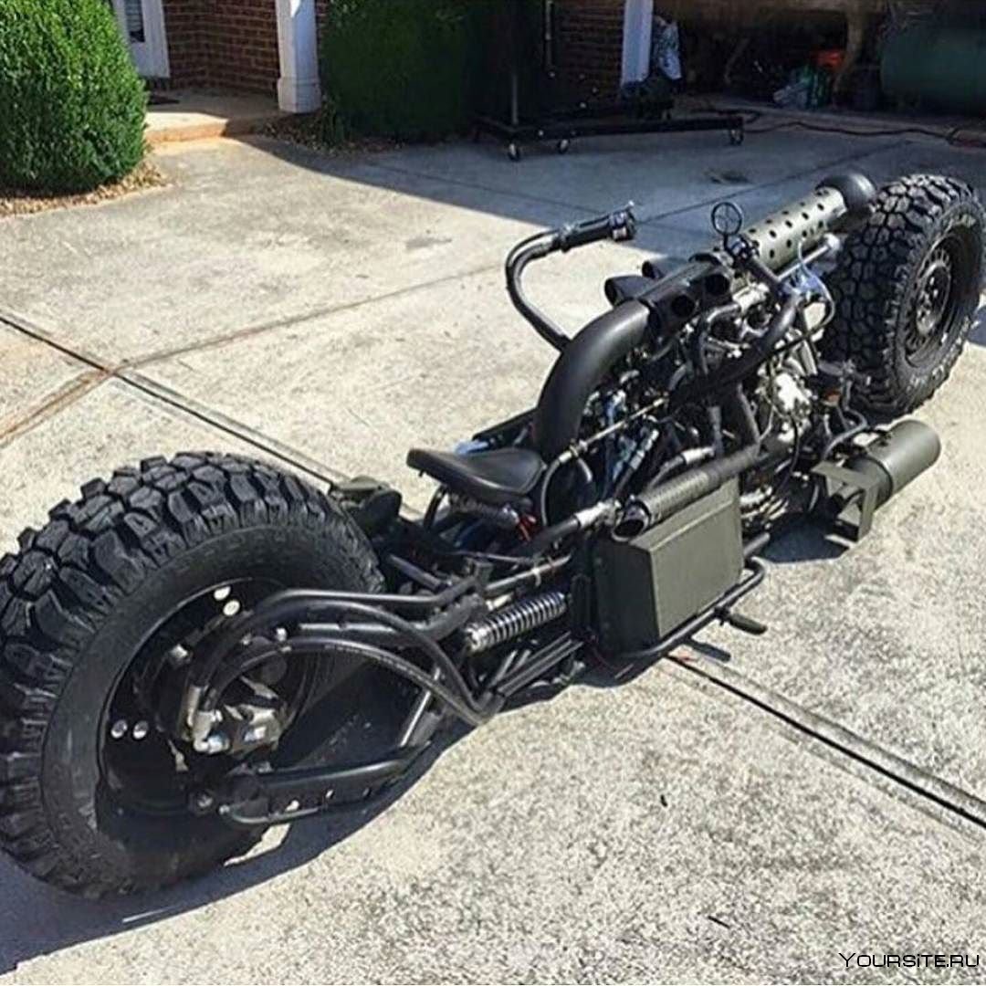 Полноприводный мотоцикл