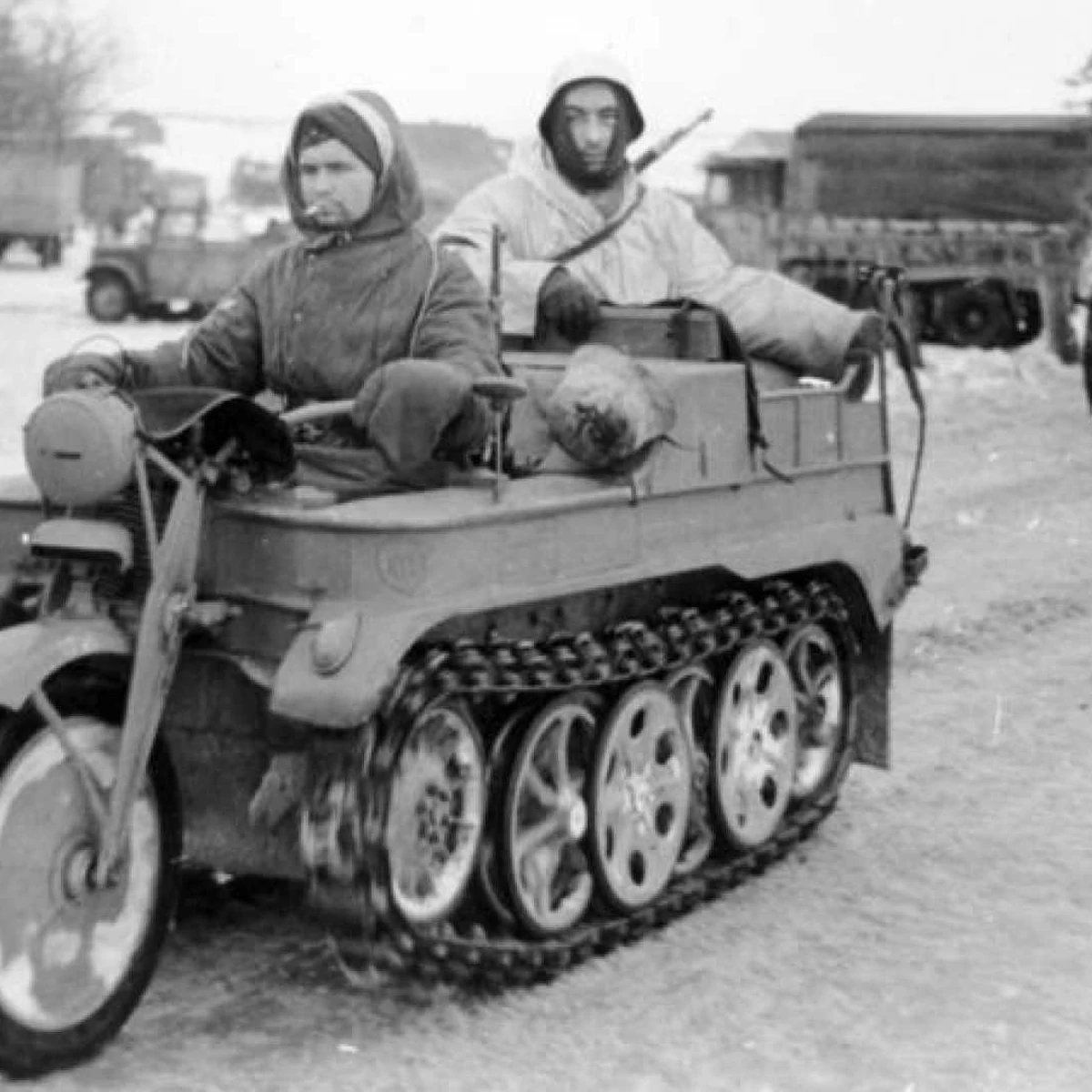 Kettenkrad HK 101 — полугусеничный мотоцикл