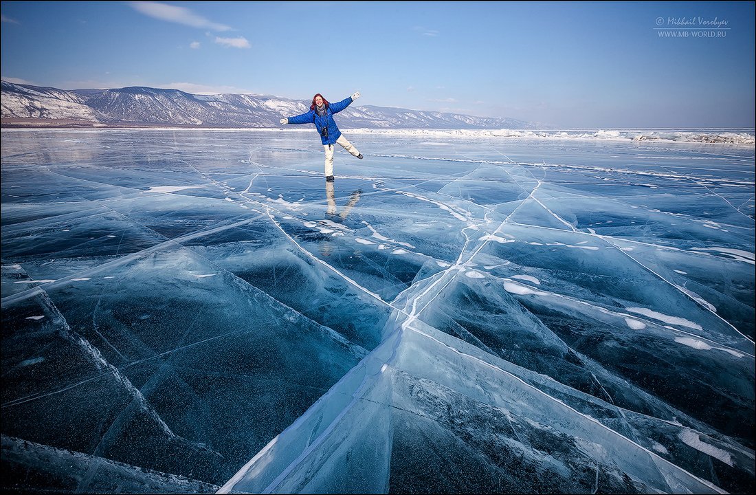 Фотосессия на Байкале зимой