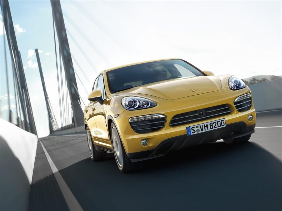 Porsche Cayenne 2020 желтый