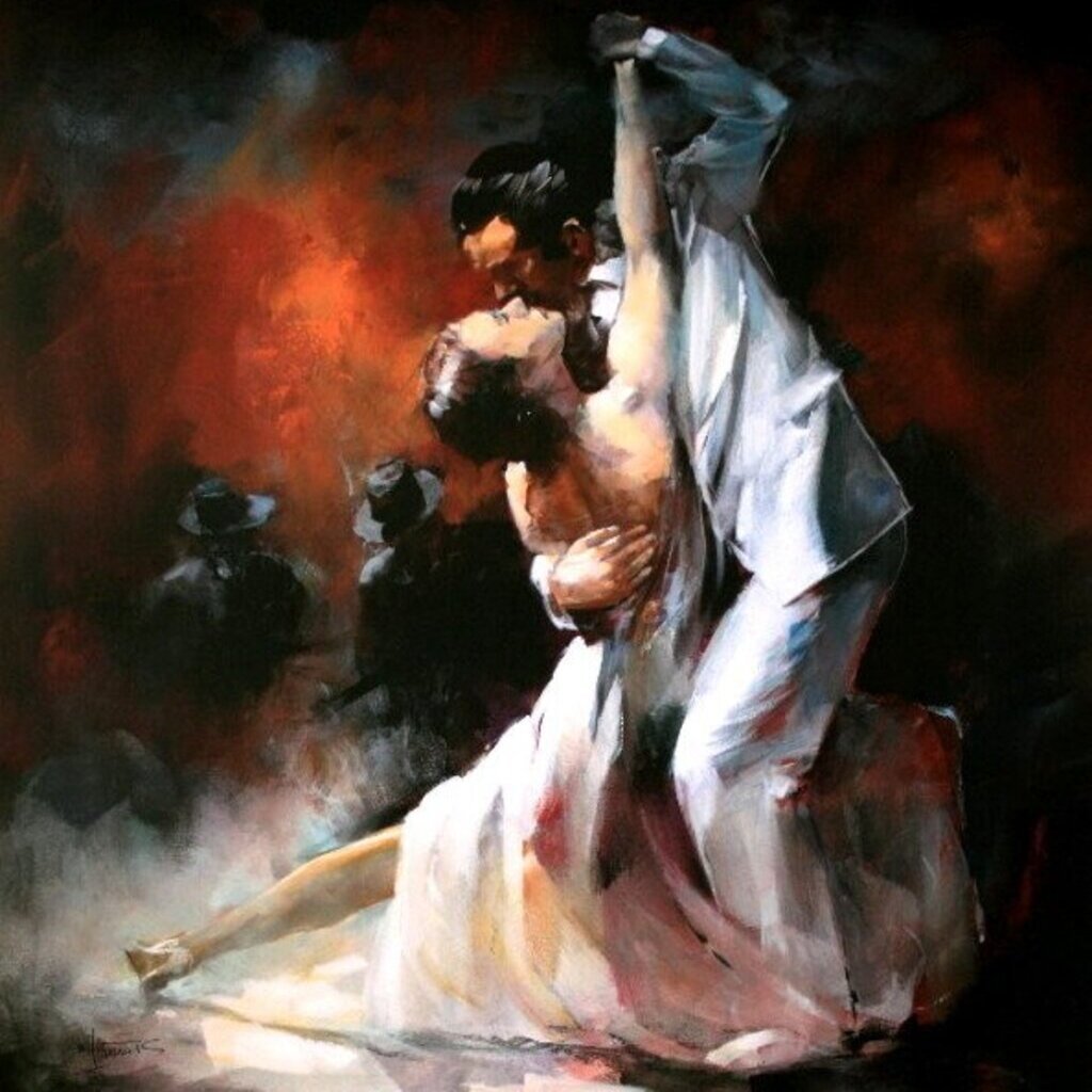 Художник Willem Haenraets танго