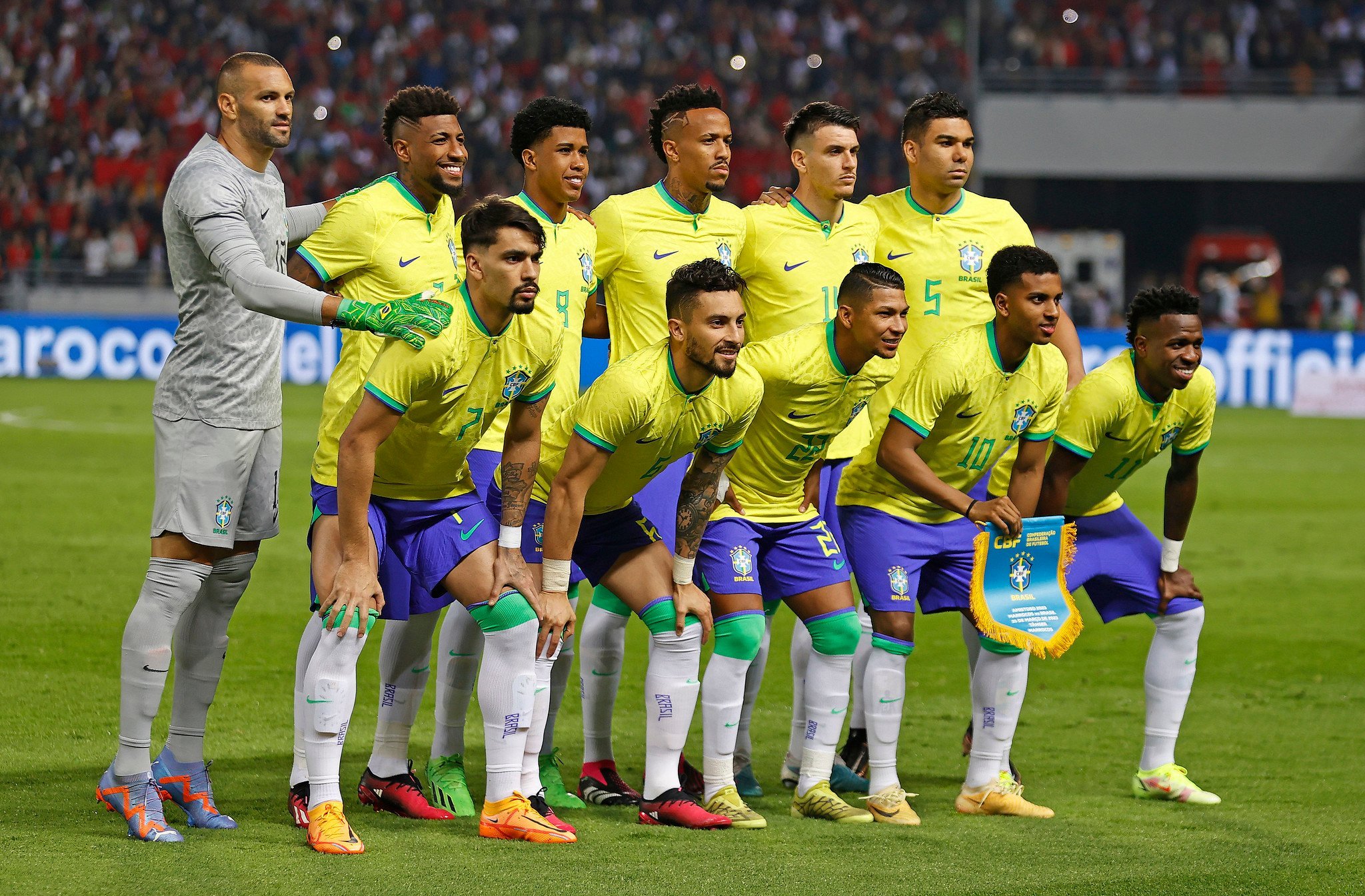 Сколько раз становилась чемпионом сборная бразилии. Сборная Бразилии 2023. Состав сборной Бразилии 2023. Лукас фасон сборная Бразилии. Сборная Бразилии в 2023 году.