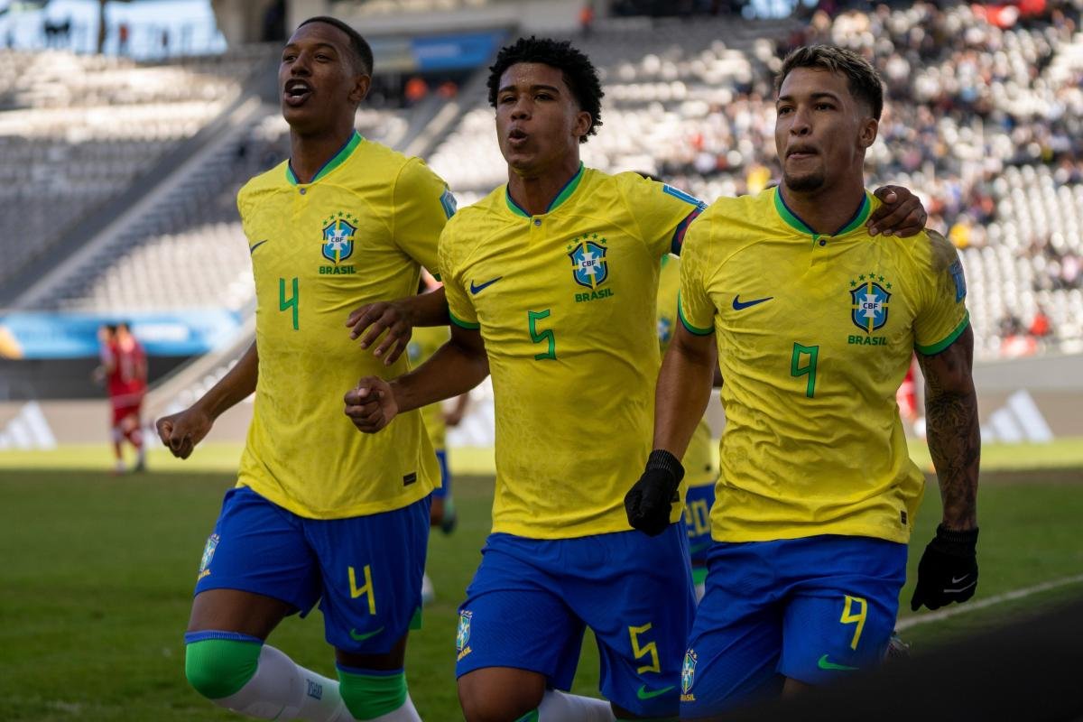 Бразильская команда по футболу