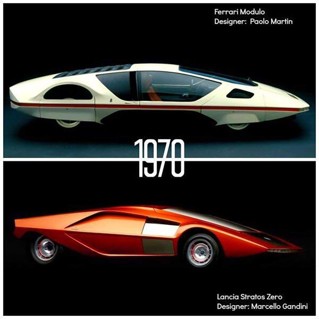 Bertone Lancia Stratos Zero Concept чертежи