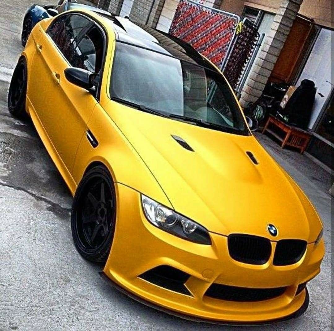 BMW e93 Yellow