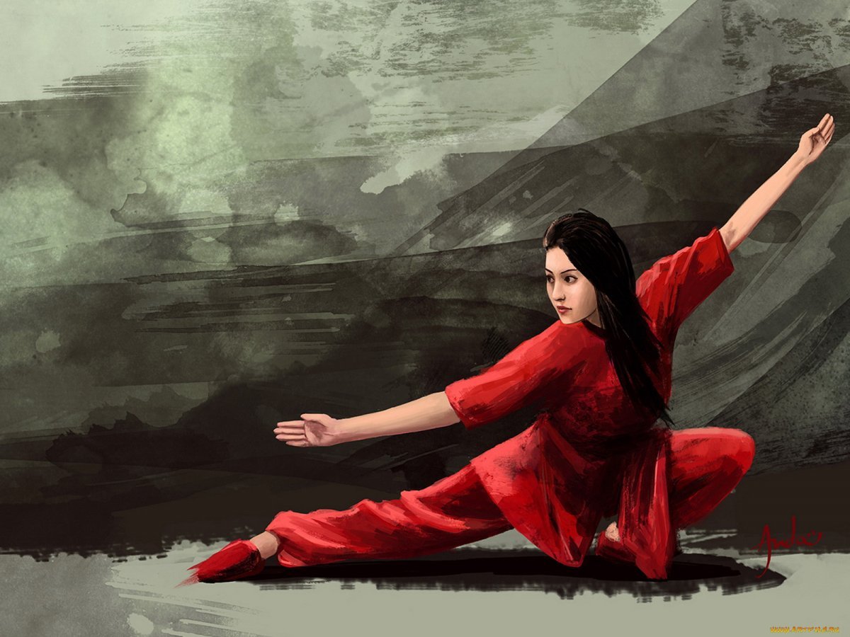 Китайские боевые искусства девушки