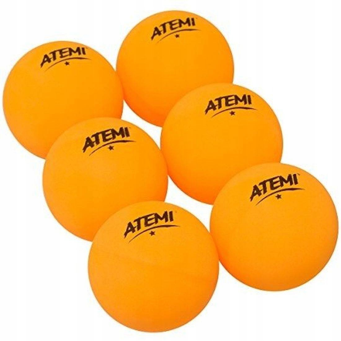 Atemi мячи для настольного тенниса 3* белые, 6 шт. 00000105896