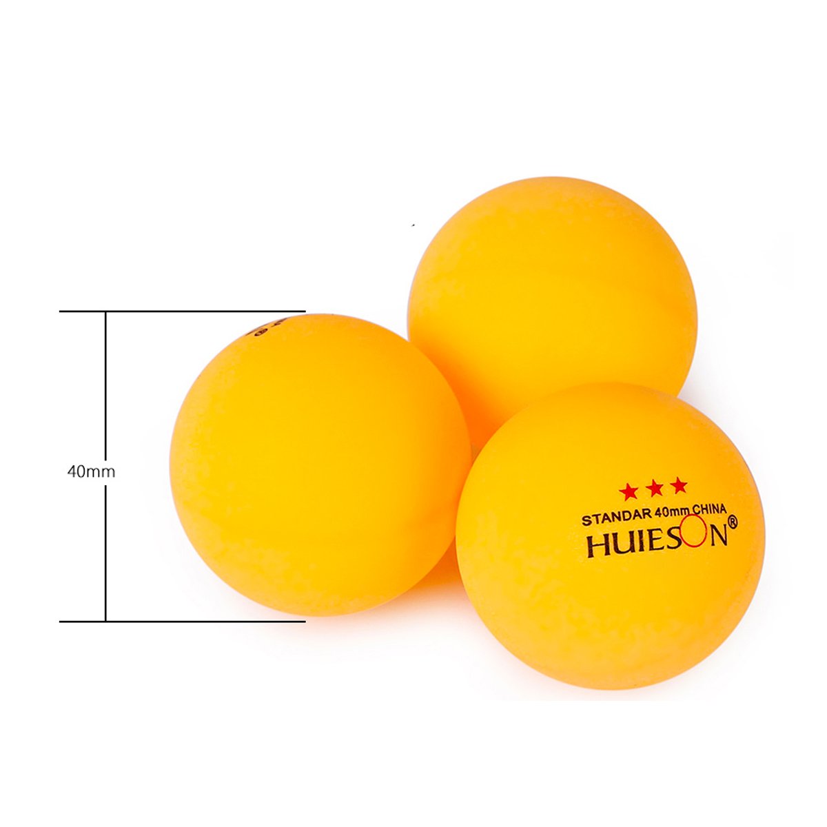 Размер шарика для пинг понга теннисного