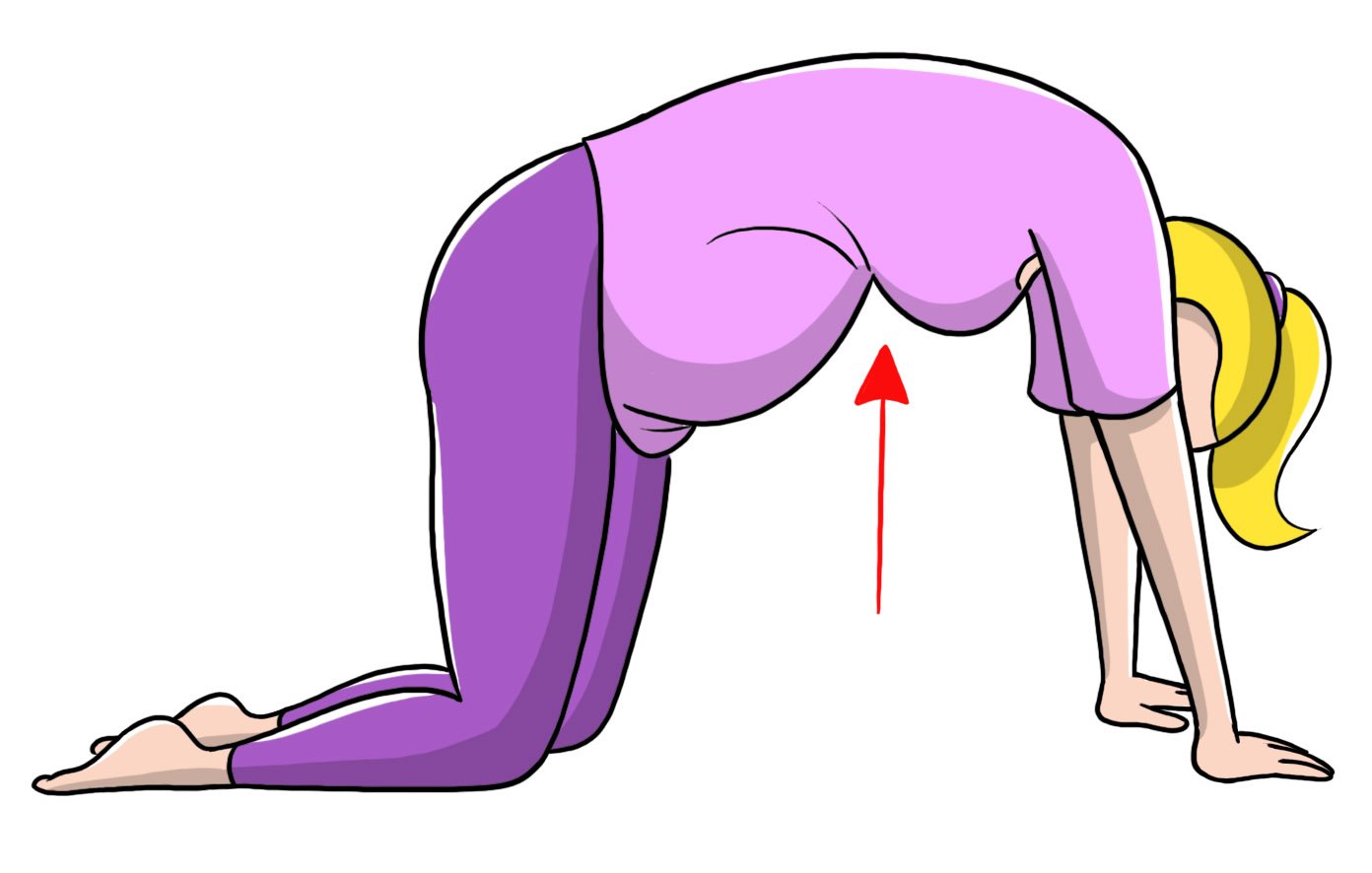Коленно локтевое положение беременной. На четвереньках рисунок. Упражнения на четвереньках для беременных. Упражнение кролик для таза. Поза на четвереньках для беременных.