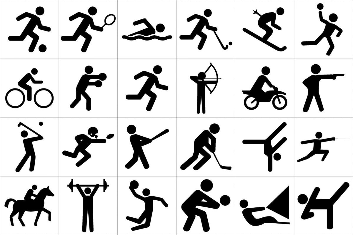 Спортивные символы видов спорта