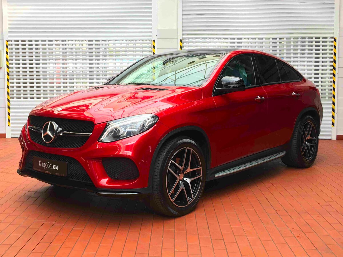 Mercedes Benz c292 GLE красный
