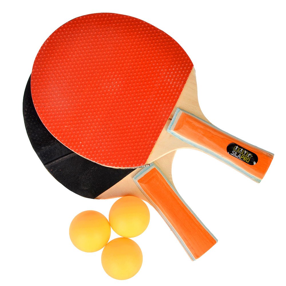 132-010 SILAPRO набор для настольного тенниса (ракетка 2шт., мяч 3 шт.), дерево