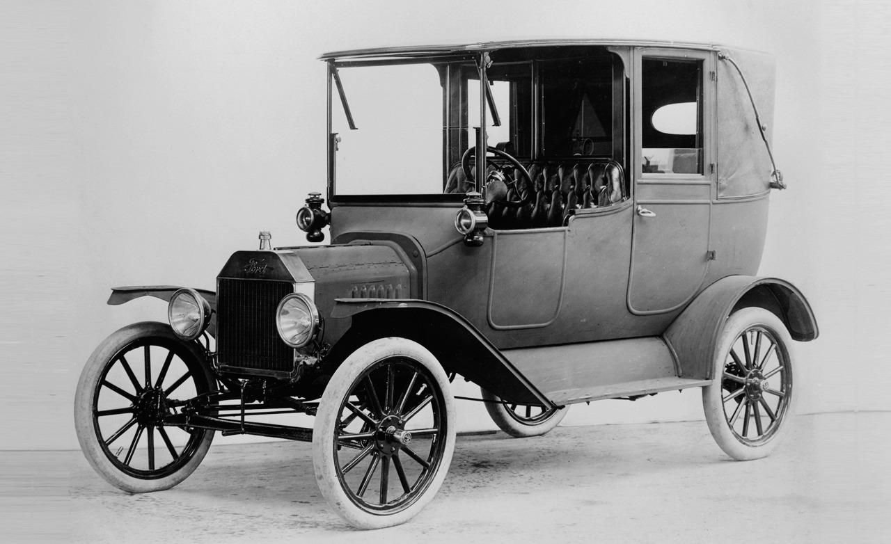 Первые машины как называются. Форд модель т 1908.